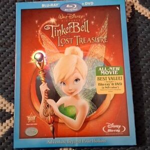 Walt Disney TINKERBELL AND THE LOST TREASURE on BLU-RAY + DVD